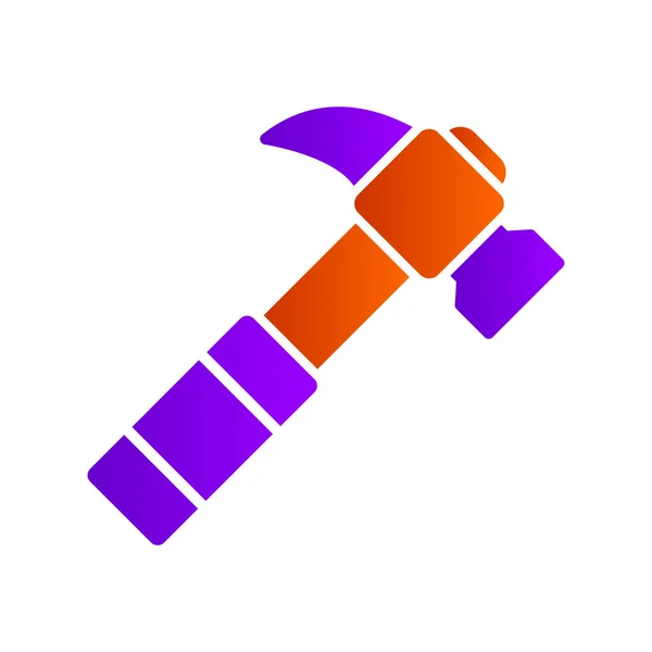 Hammer Ikone Einfache Illustration Von Gerichtlichen Vektor Symbolen Für Webdesign — Stockvektor