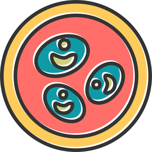 Çizgi film simgesinin vektör çizimi