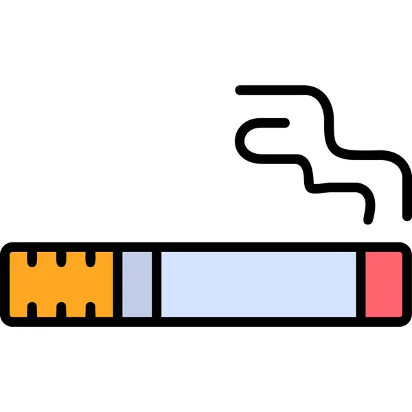 Fumar Icono Web Diseño Simple — Archivo Imágenes Vectoriales