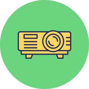 Projector web icon vector illustration