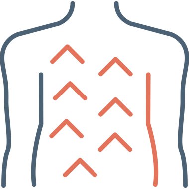 Sülük Terapisi Web simgesi basit illüstrasyon