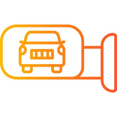 - Araba. Web simgesi basit illüstrasyon