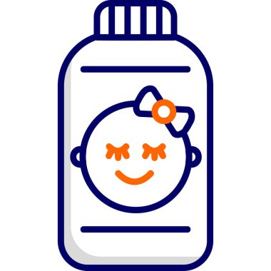 Bebek Tozu Ağı simgesi basit bir illüstrasyon