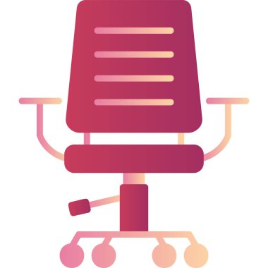 Sandalye. Web simgesi basit illüstrasyon