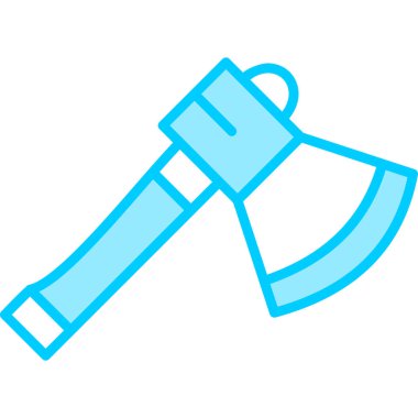 Bir meşale simgesinin vektör illüstrasyonu