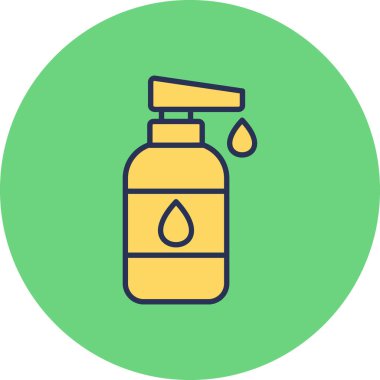 Bebek losyonu web simgesi basit illüstrasyon