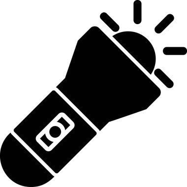 el feneri. Web simgesi basit illüstrasyon 