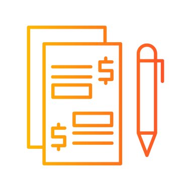 Paid Articles icon modern vector illustration