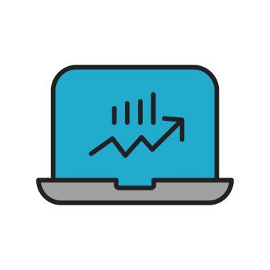 seo modern simgesinin vektör illüstrasyonu