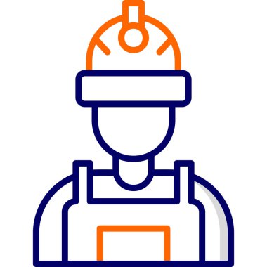 Mühendis, web simgesi basit tasarım