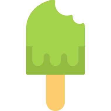 Dondurma. vektör illüstrasyonu