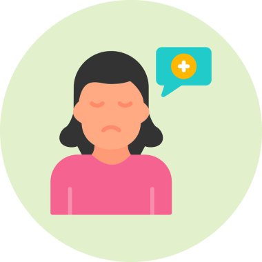 avatar. Web simgesi basit illüstrasyon