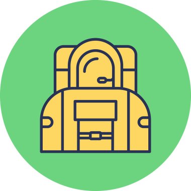 Astronomi. Web simgesi basit illüstrasyon