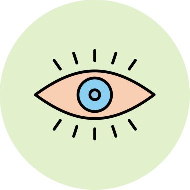 Vision icon modern vector illustration