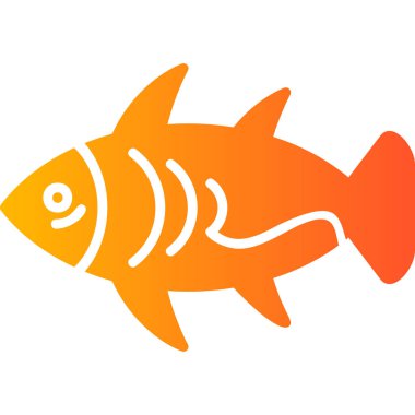 Arctic Char simgesi, vektör illüstrasyonu