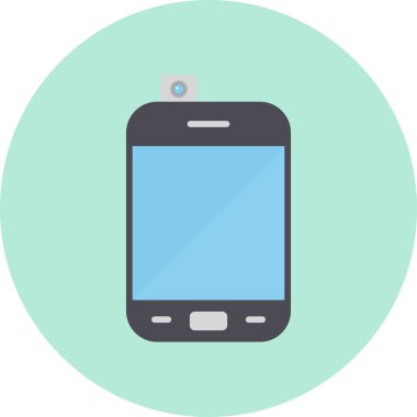 akıllı telefon simgesi vektör illüstrasyonu