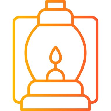 Fener modern simgesi, vektör illüstrasyonu