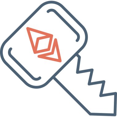 Bir harfin vektör illüstrasyonu