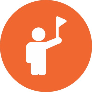 Başarı simgesi vektör illüstrasyonu