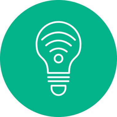 ampul simgesi vektör illüstrasyonu