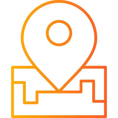 Yer tutucu. Web simgesi basit illüstrasyon