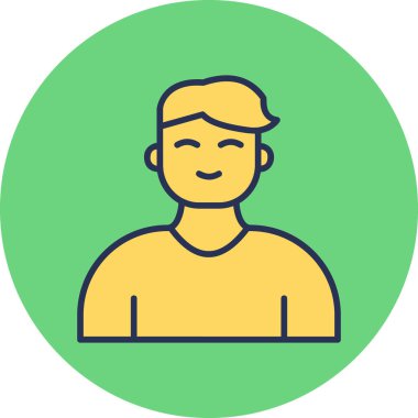 Lider web simgesi basit illüstrasyon