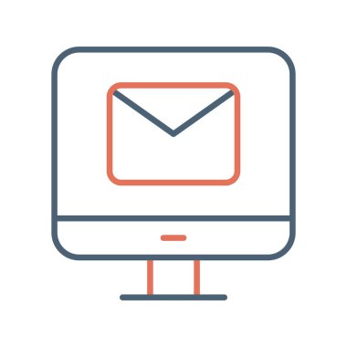 zarf simgesi vektör illüstrasyonu