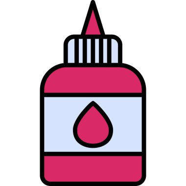 Yapıştırıcı. Web simgesi basit illüstrasyon