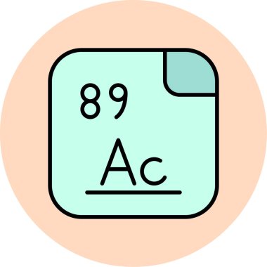 Aktinyum, atom numarası 89 olan ve Ac sembolü olan kimyasal bir elementtir. Vektör simgesi
