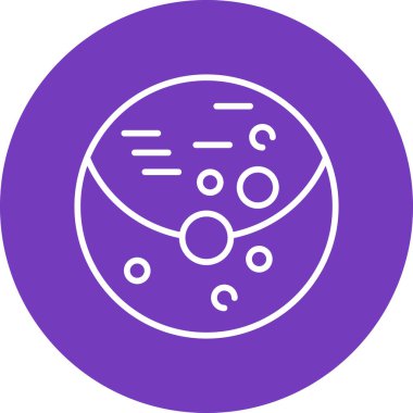 Venüs modern simgesi, vektör illüstrasyonu