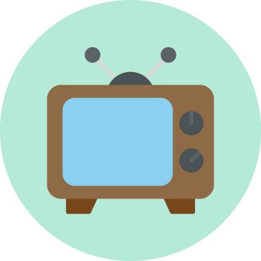 Television icon modern vector illustration