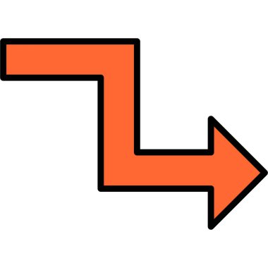 Ok. Web simgesi basit illüstrasyon