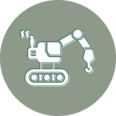 Kamyon soyut simge vektör çizimi