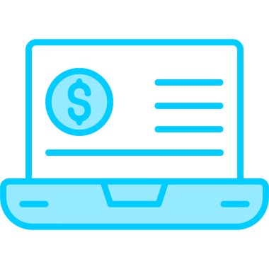 Online ödeme. Web simgesi