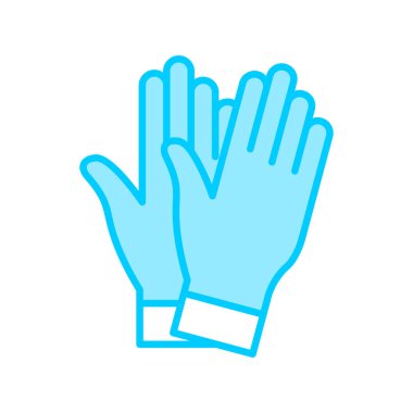 Safety Gloves icon vector illustration design