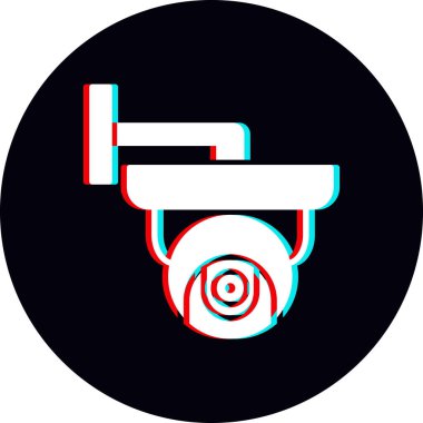 cctv modern simgesinin vektör illüstrasyonu