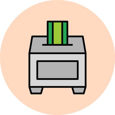 Infaq modern simgesi, vektör illüstrasyonu