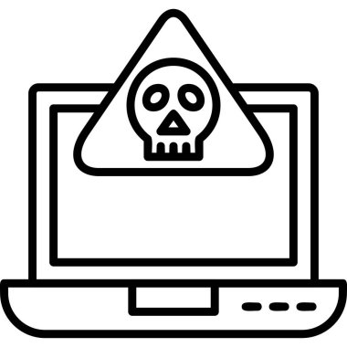 Bilgisayar. Web simgesi basit illüstrasyon