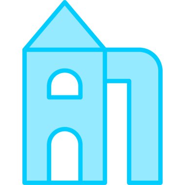 Playground modern simgesinin vektör illüstrasyonu