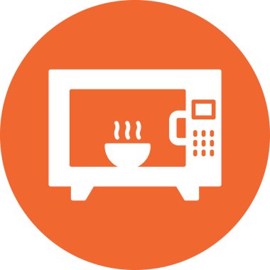 Mikrodalga fırın, akıllı telefon aygıtının dijital çizimi, 