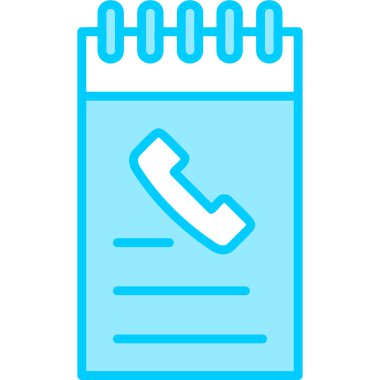 Not defteri web simgesi, vektör çizim