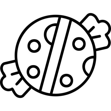 Uğur böceği. Web simgesi basit illüstrasyon