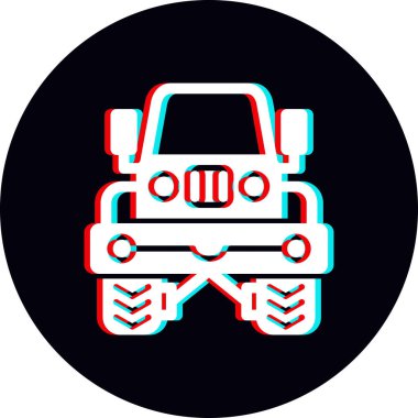 Bir kamyon simgesinin çizimi