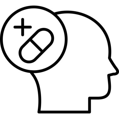 Ruh Sağlığı web simgesi basit tasarım