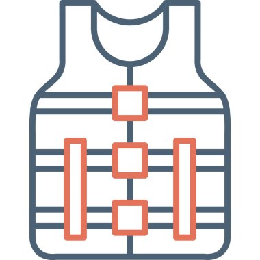 Giysi. Web simgesi basit illüstrasyon