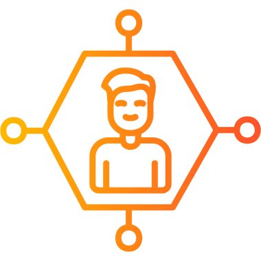 Seo simgesinin vektör illüstrasyonu