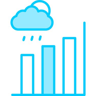 Bulut. Web simgesi basit tasarım