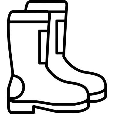 Bir çift çizmenin vektör çizimi