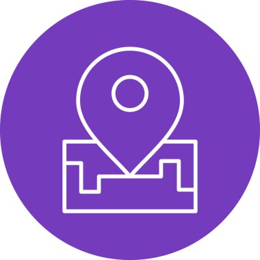 Yer tutucu. Web simgesi basit illüstrasyon