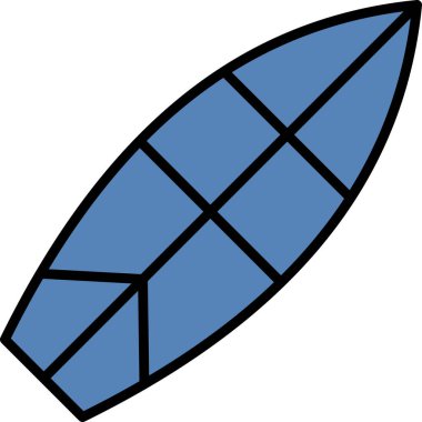 Sörf tahtası, modern simge, vektör illüstrasyonu